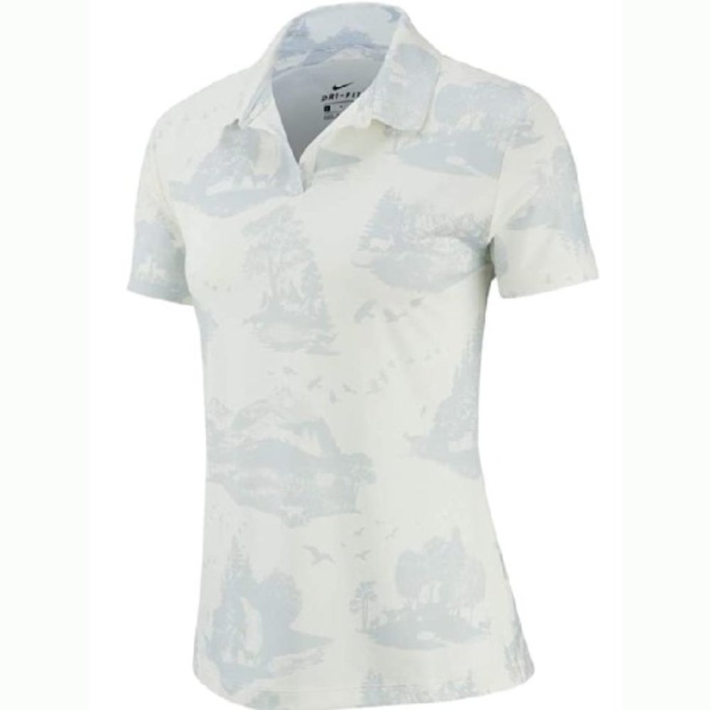 Nike Dri Fit UV Fall Print Golf Polo 2019 Women